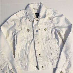 White denim jacket